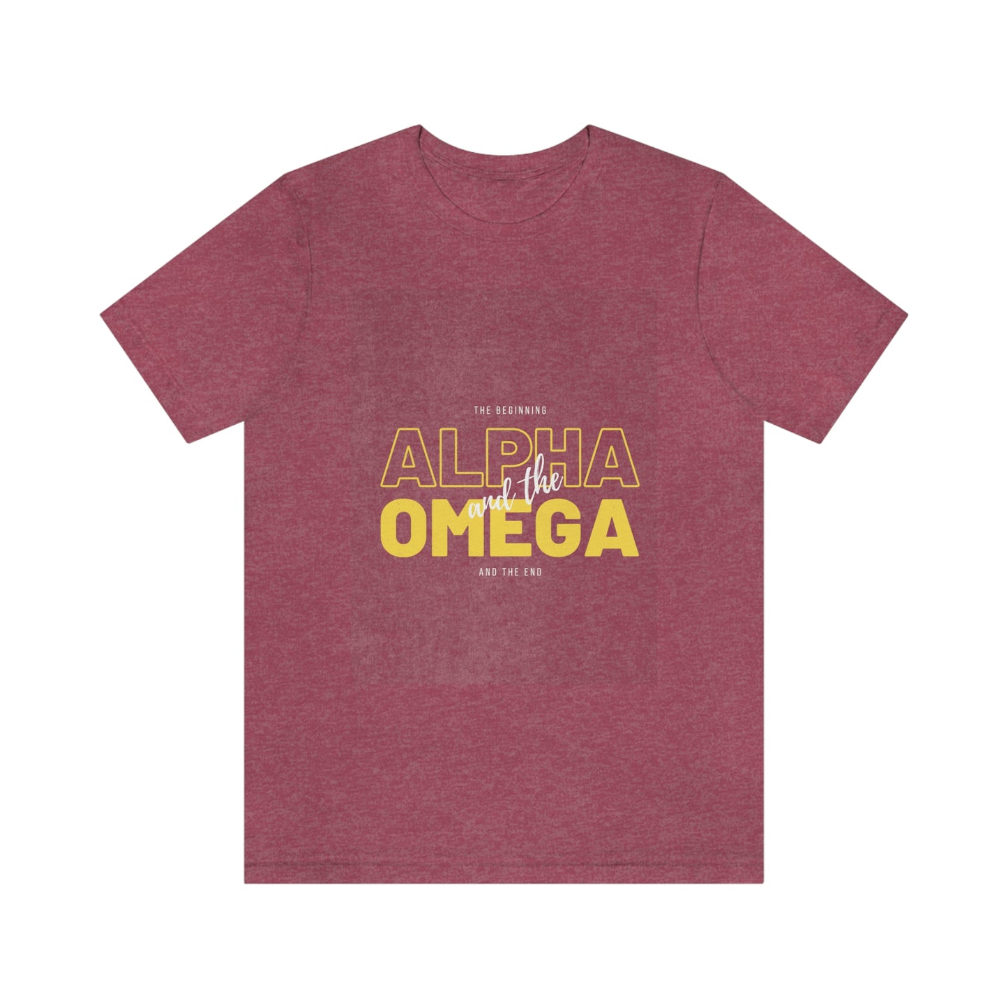 Alpha and Omega - Unisex Jersey Short Sleeve Tee
